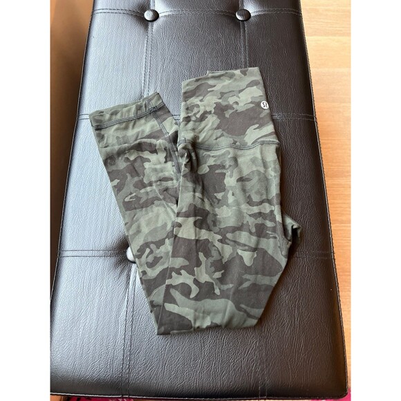 Lululemon Align Leggings *21" Green Camo - Picture 2 of 5